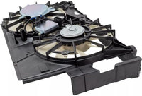 Front Radiator Dual Cooling Fan Assembly Plastic Direct Replacement Compatible with 2015-2021 Lexus NX300h / 2016-2018 Toyota RAV4 Hybrid LX3115133 1671136180