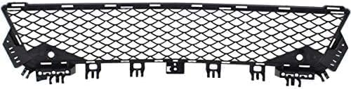 Front Bumper Center Grille Primed Plastic Direct Replacement Compatible With 2012-2015 Mercedes Benz C63 MB1036122 2048851753