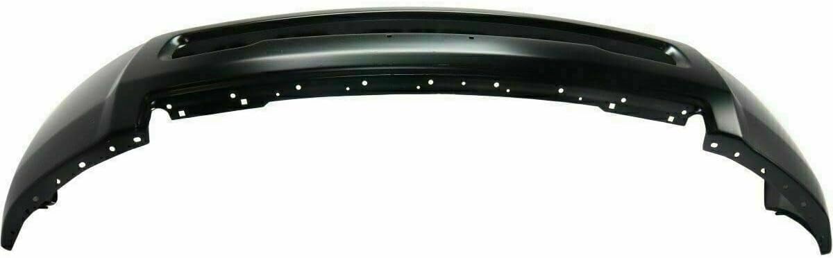 AUTOS PARTS PLUS Front Bumper Primed Steel Without Fog Light Holes + Lower Valance Air Dam Textured Direct Replacement Compatible With 2013-2018 Ram 2500 3500 CH1002389 CH1090149 1MQ01TZZAB 1MQ01RXFAB