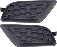 Set Of 2 Front Fog Light Cover Left Driver & Right Passenger Side Direct Replacement Compatible With 2011-2014 Dodge Charger CH1039131 CH1038131 68092570AA 68092571AA
