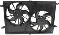 Front Radiator Dual Fan Shroud Assembly Direct Replacement Compatible with 2009-2017 Chevrolet Traverse / 2007-2017 GMC Acadia GM3115219 23434158