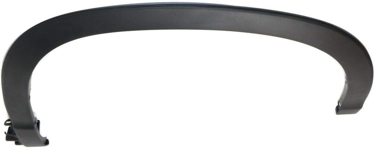 Front Wheel Arch Fender Trim Molding Primed Right Passenger Side Direct Replacement Compatible With 2014-2019 Toyota Highlander TO1291105 750850E010
