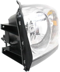 Set Of 2 Front Headlight Assembly With Chrome Interior Right Passenger & Left Driver Side Direct Replacement For 2005-2007 Dodge Dakota CH2502159 CH2503159 55077607AB 55077606AB