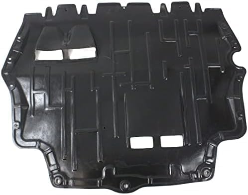 Front Engine Splash Shield Under Cover Plastic Direct Replacement Compatible with 2006-2010 Volkswagen Passat / 2009-2017 CC VW1228115 3C0825235J