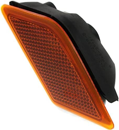 Set Of 2 Front Side-Marker Lamp Lens And Housing Right Passenger & Left Driver Side Direct Replacement Compatible With 2008-2015 Mercedes Benz C-Class / C63 MB2555100 MB2554100