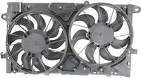Front Radiator Dual Fan Assembly Direct Replacement Compatible with 2013-2015 Chevrolet Malibu / 2016 Limited / 2014-2019 Impala GM3115249 23131503 20979495-PFM
