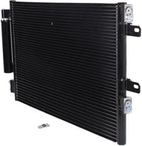 Front AC Condenser Aluminum Core Direct Replacement Compatible With 2007-2017 Jeep Patriot / 2010-2012 Dodge Caliber / 2011-2017 Compass CH3030246 68078975AB