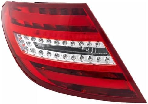 Tail Light Assembly Left Driver Side Direct Replacement Compatible With 2012-2015 Mercedes Benz C-Class MB2800135 2049060603