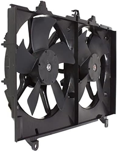 Front Radiator Cooling Fan Assembly Plastic Direct Replacement Compatible with 2007-2009 Nissan 350Z NI3115136 21481EV02B