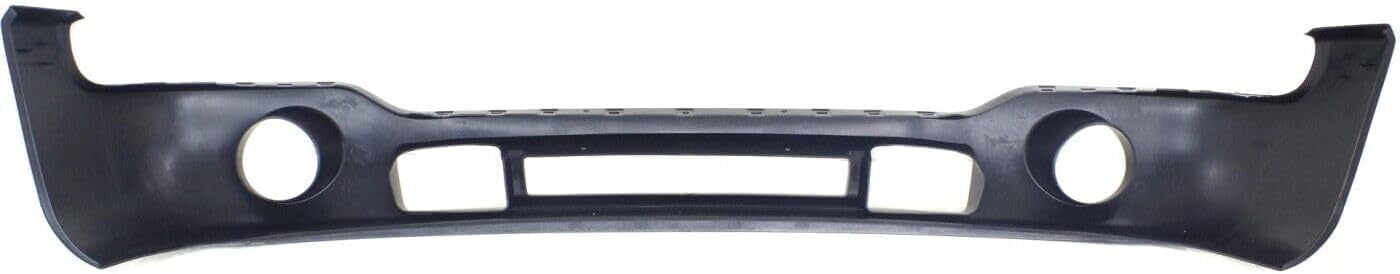 AUTOS PARTS PLUS Front Bumper Chrome Steel With Brackets + Lower Valance Primed With Fog Light Holes Direct Replacement Compatible With GMC Sierra 1500 2500HD 3500 2003-2006 GM1002463 GM1000684