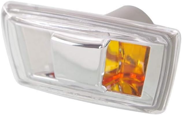 Front Marker Light Right Passenger Side Direct Replacement Compatible With 2008 Chevrolet Malibu / 2007-2010 Saturn Aura GM2531133 15249472-PFM