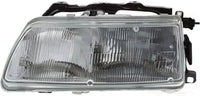 Front Headlight Assembly Halogen Right Passenger & Left Driver Side Direct Replacement Compatible With 1990-1991 Honda CRX/Civic HO2502102 HO2503102 33150SH3A05 33100SH3A05