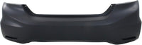 Rear Bumper Upper Cover Primed Direct Replacement Compatible With 2013-2015 Honda Civic HO1100278 04715TR3A50ZZ 04715TR3A80ZZ