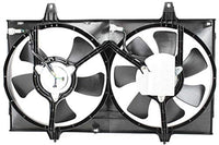 Front Radiator Cooling Dual Fan Plastic Direct Replacement Compatible with 1995-1999 Nissan Maxima / 1996-1999 Infiniti I30 IN3115101 NI3115103 NI3115109 214812L700 214813L900