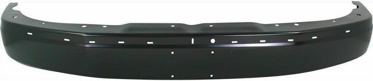 Front Bumper Primed + Upper Cover Textured + Grille Plastic + Set Of 2 Bracket Left & Right Side Direct Replacement Compatible with Chevrolet Express/GMC Savana 2003-2017