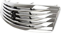 Front Grille Chrome Shell And Insert Plastic Direct Replacement Compatible With 2009 Infiniti G37 / 2007-2008 G35 IN1200116 62070JK60B