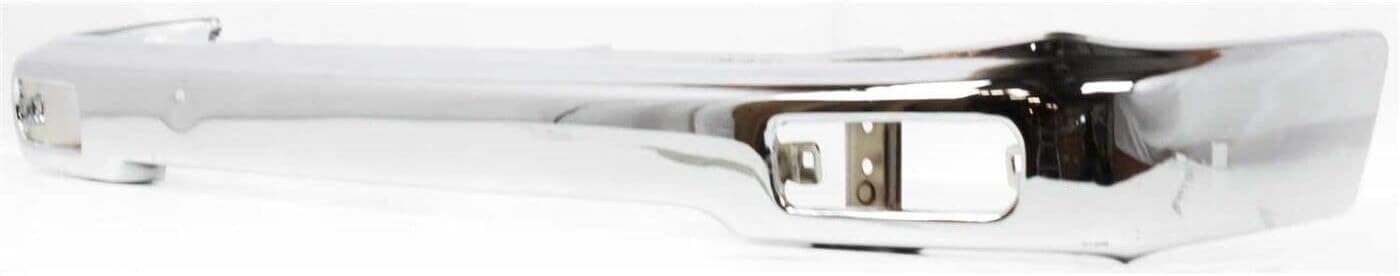 Front Bumper Face Bar Chrome Steel + Lower Valance Panel Textured Direct Replacement Compatible With Toyota Tacoma 1995-1997 TO1002154 TO1095169 5210104060 5391104041