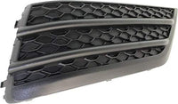 Set of 2 Front Bumper Outer Grille Textured Left Driver & Right Passenger Side Direct Replacement Compatible with 2016-2018 Honda Pilot HO1038130 HO1039130 71102TG7A00 71107TG7A00
