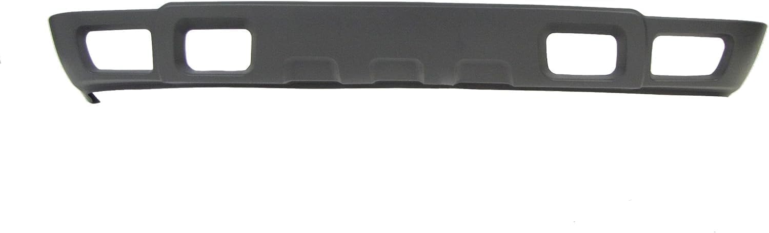 Front Bumper Primed + Upper Cover + Lower Valance + Filler + Set Of 4 Bracket Left Driver & Right Passenger Side Direct Replacement Compatible With 2003-2006 Chevrolet Silverado 1500