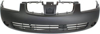 Front Bumper Cover Primed Direct Replacement Compatible With 2004-2006 Nissan Sentra NI1000216 F20226Z525