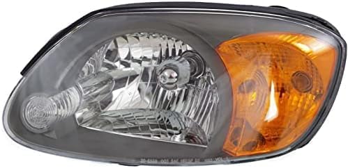Set Of 2 Front Headlight Assembly Right Passenger & Left Driver Side Direct Replacement Compatible With 2003-2006 Hyundai Accent HY2503128 HY2502128 9210225550 9210125550