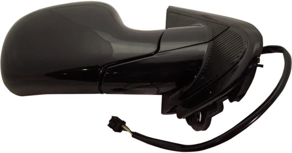 Front Power Mirror Manual Folding Heated Primed Right Passenger Side Direct Replacement Compatible With 2001-2007 Dodge Caravan CH1321199 4894404AF