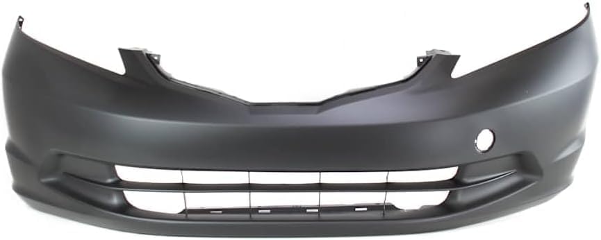 Front & Rear Bumper Cover Primed Plastic Direct Replacement Compatible With 2009-2014 Honda Fit HO1000265 HO1100255 04711TK6A80ZZ 04715TK6A91ZZ