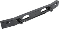 Front Bumper Cover + Upper Filler + Lower Valance Textured + Reinforcement + Fog Light Left Driver & Right Passenger Side For 2007-2010 Jeep Wrangler Standard Duty CH1000900 CH1006212