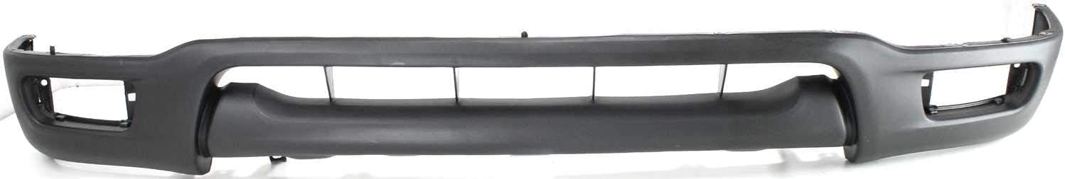 Front Bumper Chrome Steel + Lower Valance Panel Direct Replacement Compatible with 2001-2004 Toyota Tacoma TO1002174 TO1095196 52101AD030 53901AD030
