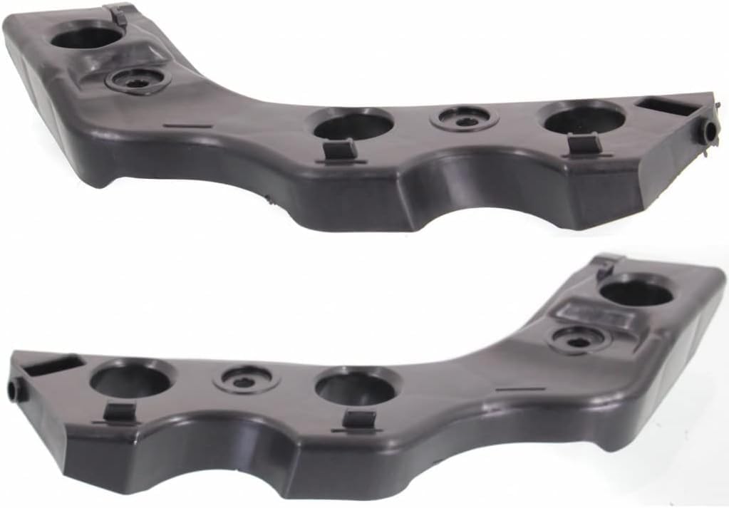 Set Of 2 Front Bumper Bracket Left Driver & Right Passenger Side Direct Replacement Compatible With 2009-2012 Volkswagen Passat CC VW1043101 VW1042101 3C8807184A 3C8807183A