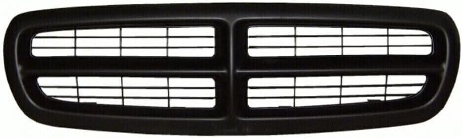 AUTOS PARTS PLUS Front Bumper Upper Grille Primed Shell & Insert Direct Replacement Compatible With 1997-2004 Dodge Dakota / 1998-2003 Durango CH1200200 05179422AA