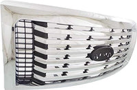 Front Grille Chrome Shell And Insert Plastic Direct Replacement Compatible With 2010-2012 Ford F-150 FO1200531 AL3Z8200C