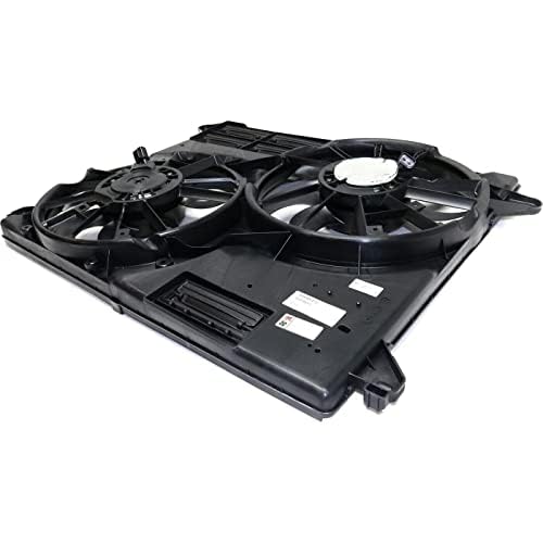 Front Dual Fan Assembly Plastic Direct Replacement Compatible with 2015-2023 Ford Edge / 2016-2018 Lincoln MKX FO3115212 F2GZ8C607E