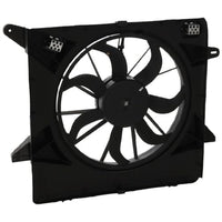 Front Radiator Cooling Fan Assembly Plastic Direct Replacement Compatible with 2010-2016 Cadillac SRX GM3115234 20883034