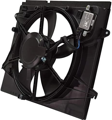 Front Radiator Cooling Fan Assembly Plastic Direct Replacement Compatible With 2018-2019 Hyundai Sonata HY3115160 25380C2500