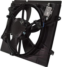 Front Radiator Cooling Fan Assembly Plastic Direct Replacement Compatible With 2018-2019 Hyundai Sonata HY3115160 25380C2500