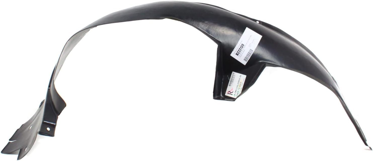 Front Fender Liner Right Passenger Side Direct Replacement Compatible With 2005-2009 Buick Allure/LaCrosse GM1251110 10363850