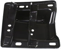 Front Bumper Chrome Steel + Lower Valance Air Deflector Textured + Brackets Left & Right Side Direct Replacement Compatible With 2002-2005 Dodge Ram 1500