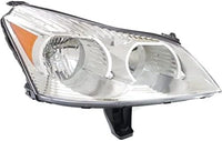 Set Of 2 Front Head Light Assembly Plastic Left Driver & Right Passenger Side Direct Replacement Compatible With 2009-2012 Chevrolet Traverse GM2503330 GM2502330