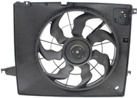 Front Radiator Fan Shroud Assembly Plastic Direct Replacement Compatible with 2013-2018 Hyundai Santa Fe Sport / 2014-2015 Kia Sorento HY3115142 253804Z000