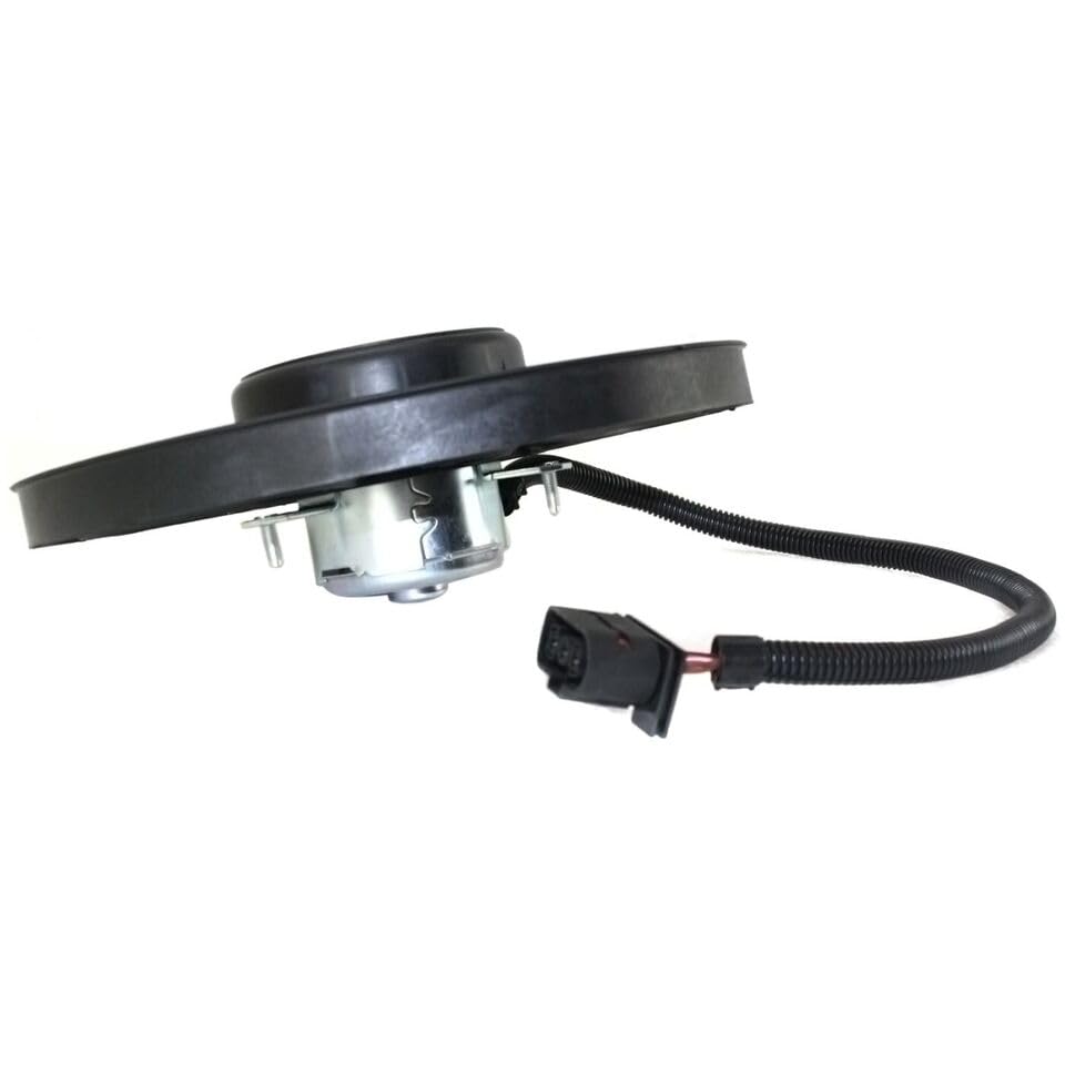 Front A/C Condenser Cooling Fan Assembly Right Passenger Side Direct Replacement Compatible with 1999-2005 Volkswagen Jetta VW3117111 1C0959455C