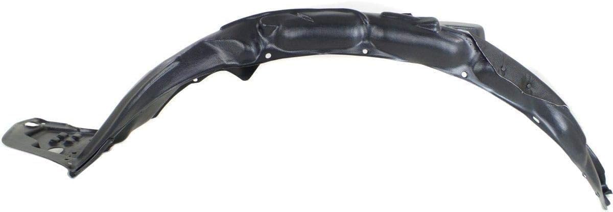 Front Fender Liner Left Driver Side Direct Replacement Compatible With 2012-2015 Honda Civic HO1248142 HO1248166 HO1248167 HO1248145 74151TS8A00 74151TS8A20 74151T