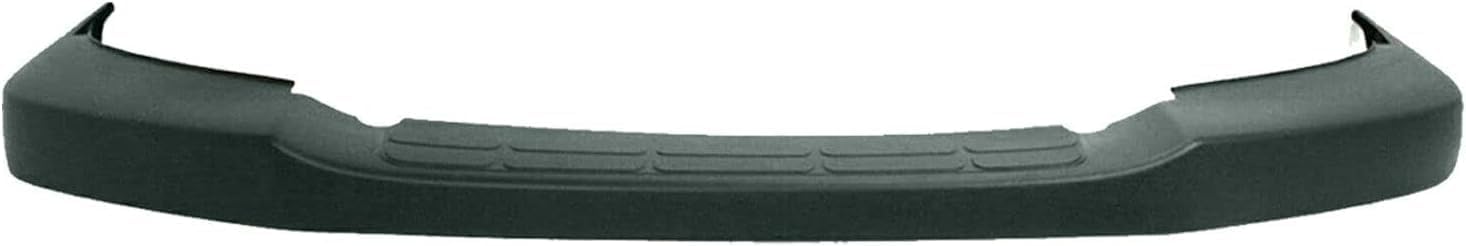 Front Bumper Face Bar Chrome + Grille + Upper Cover + Lower Valance Textured Direct Replacement Compatible With 2003-2014 Chevrolet Express/GMC Savana 1500/2003-2017 2500 3500