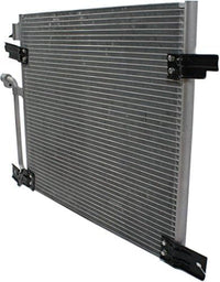Front A/C Condenser Aluminum Core Direct Replacement Compatible With 2000-2004 Dodge Dakota CH3030187 55055866AG
