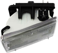Set Of 2 Front Head Light Assembly Halogen Right Passenger & Left Driver Side Direct Replacement Compatible With 1991-1996 Dodge Dakota CH2503105 CH2502105 55054714 55054715