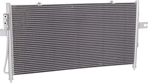 Front A/C Condenser Aluminum Core Direct Replacement Compatible With 2003-2004 Nissan Frontier/Xterra NI3030151 NI3030158 921101Z600 921101Z610
