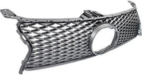 Front Grille Assembly Gray Shell And Insert Plastic Direct Replacement Compatible With 2013-2015 Lexus GS350 / 2015 Lexus GS450h LX1200142 5311130E00