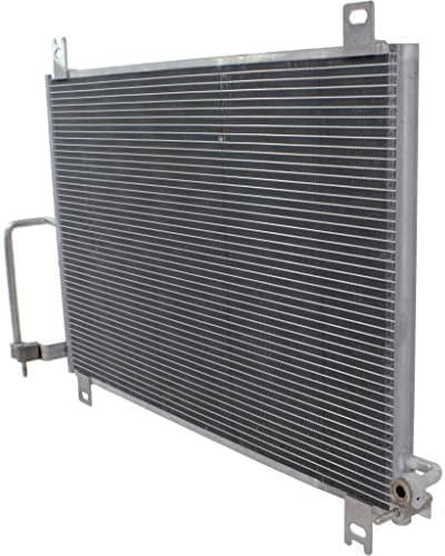 Front A/C Condenser Aluminum Core Direct Replacement Compatible With 2002-2009 Chevrolet Trailblazer GM3030241 89019255