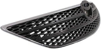 Front Grille Assembly Chrome Shell & Painted Silver Insert Plastic Direct Replacement Compatible With 2002-2004 Toyota Camry TO1200237 53101AA030