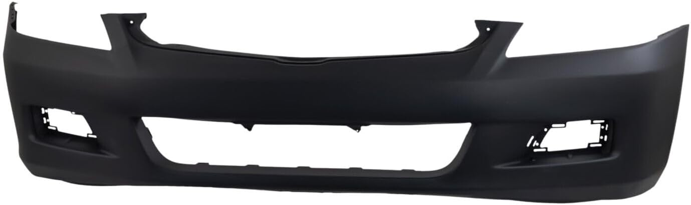 AUTOS PARTS PLUS Front Bumper Cover Primed With Fog Light Holes Direct Replacement Compatible With 2006-2007 Honda Accord HO1000235 04711SDLA90ZZ